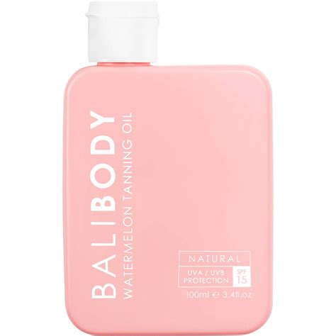 bali body tanning oil.